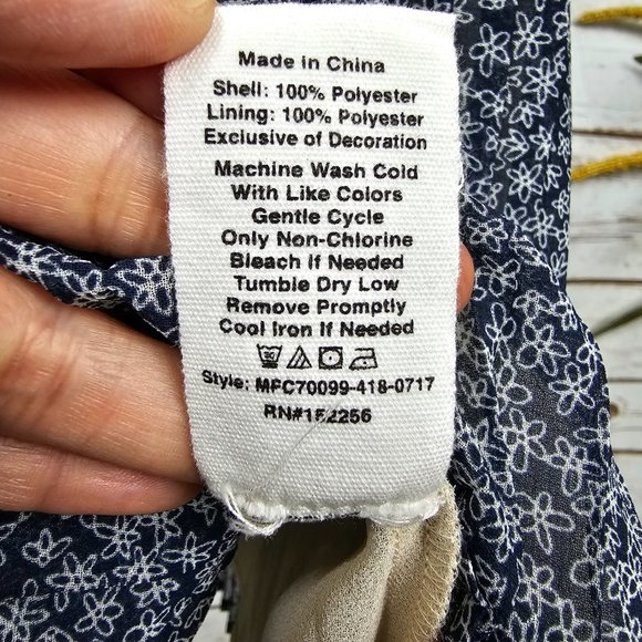 Avec Les Filles Sz S Microfloral Printed Pleated Shirt Flowy Shift Dress - Picture 13 of 16